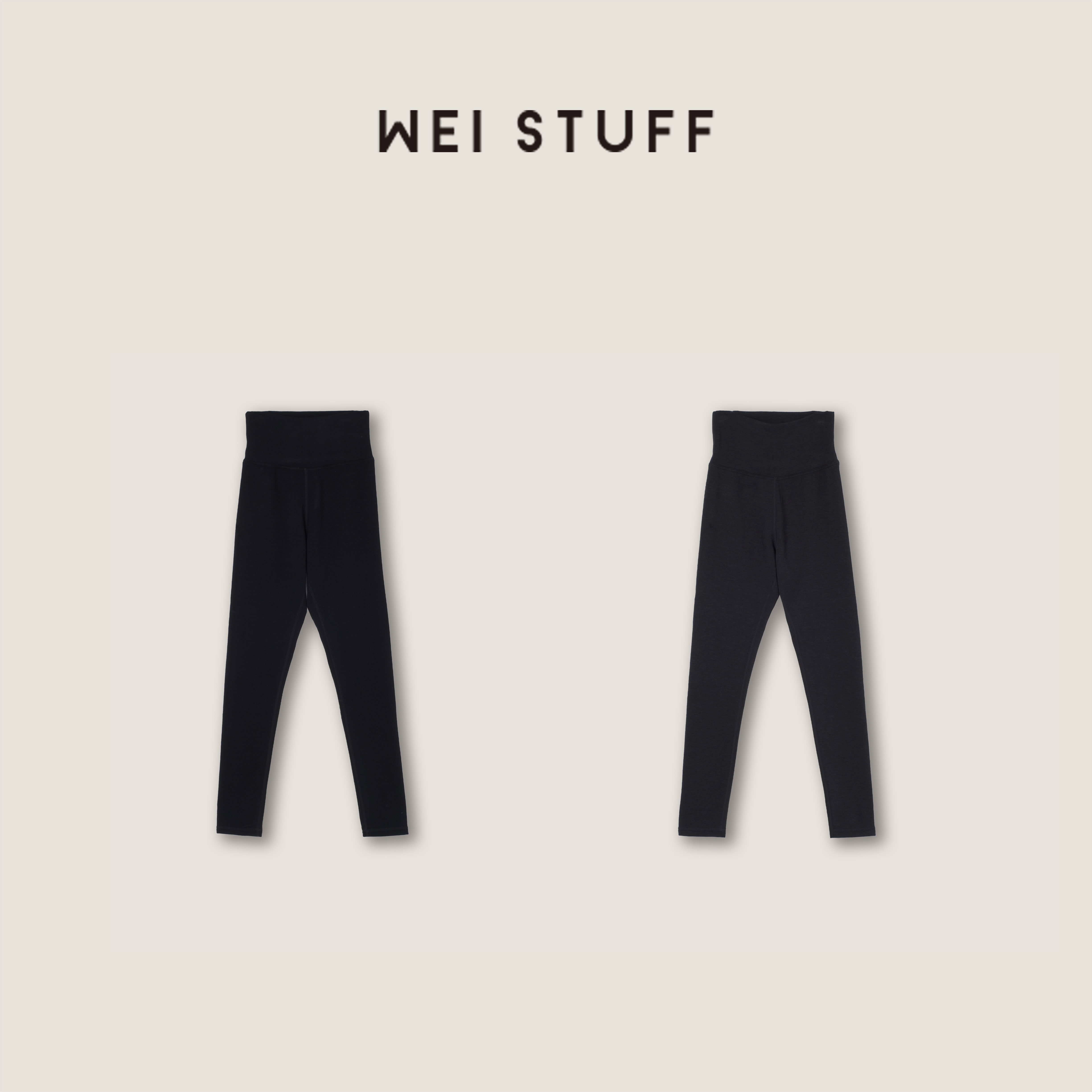 WEI STUFF“小暖炉PLUS” 高弹加厚百搭保暖打底裤 10481.