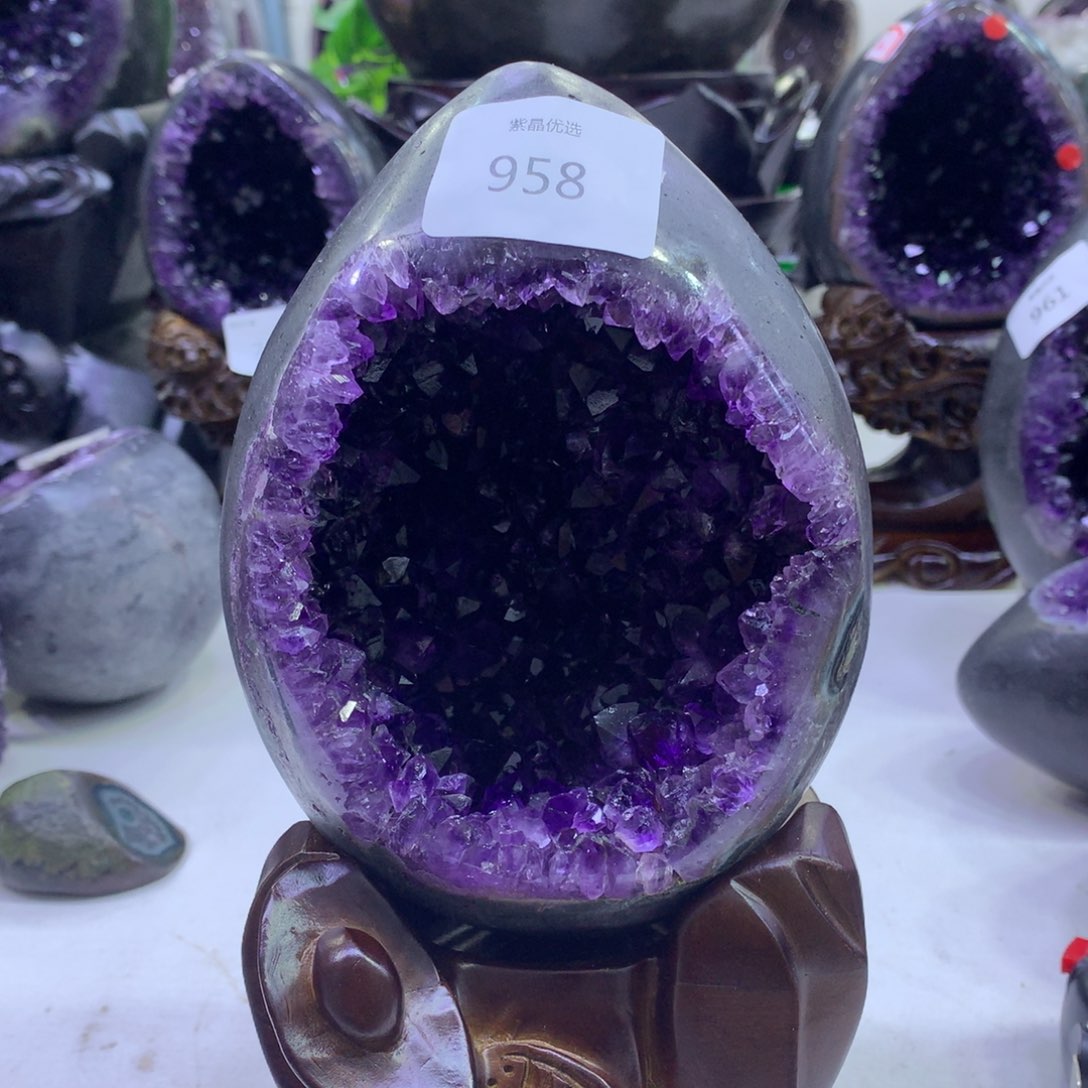 水晶紫水晶未镶嵌958
