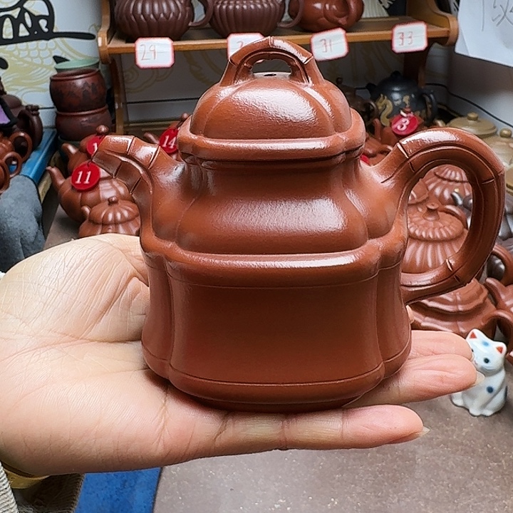一***%紫砂茶壶竹鼎260 cc