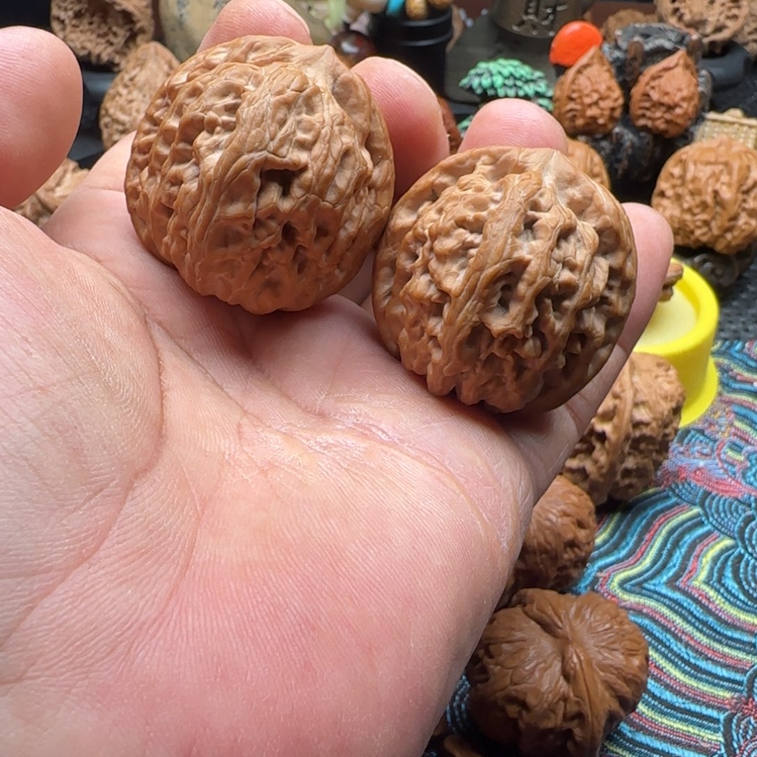 文玩核桃吊坠全品红锦鲤41