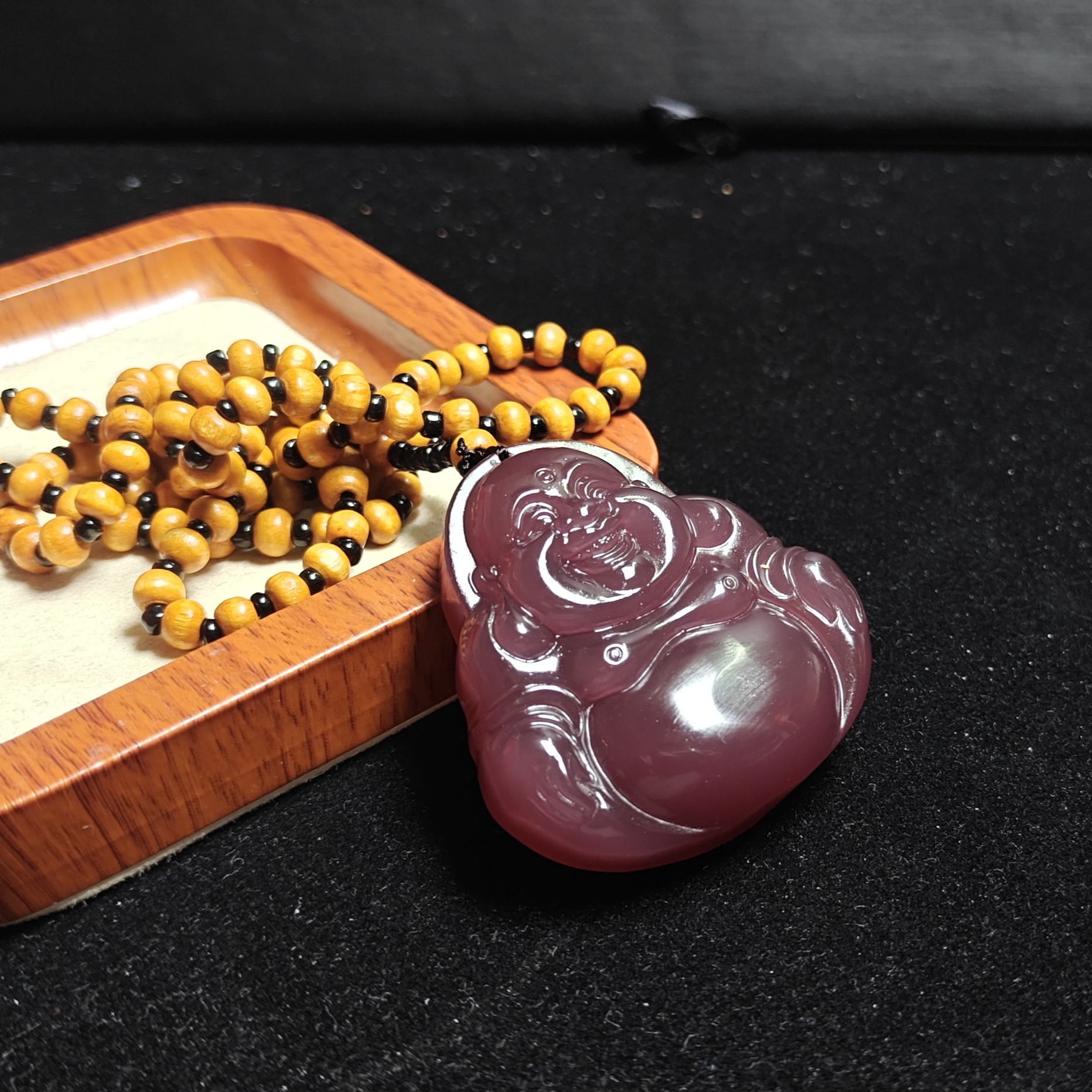 [停业清货]藕紫色帝王紫佛公吊坠-358-多样性发一