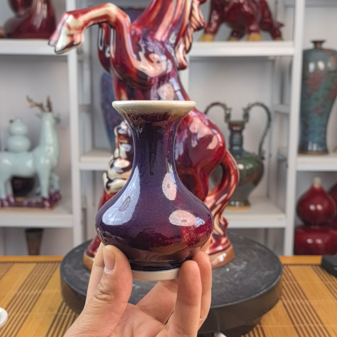 摆件钧瓷摆件神后镇钧瓷