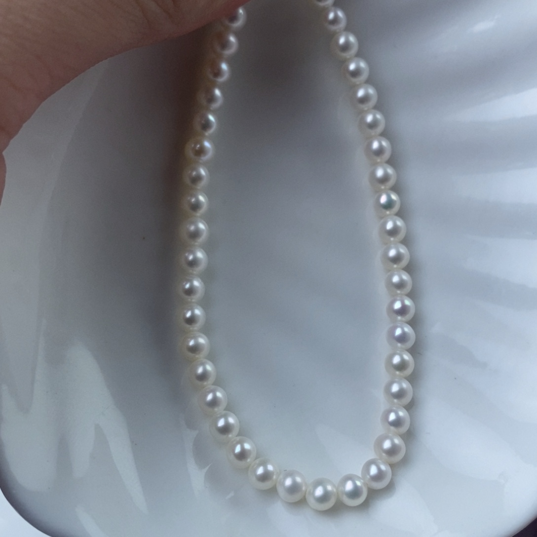 项链淡水珍珠银S925镶嵌103675