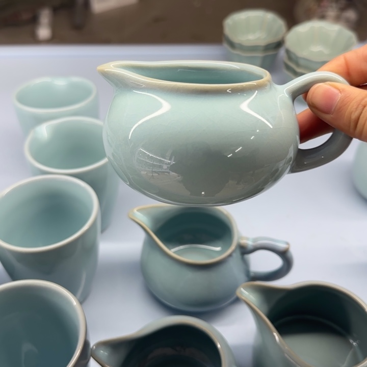 微瑕天青手柄公道