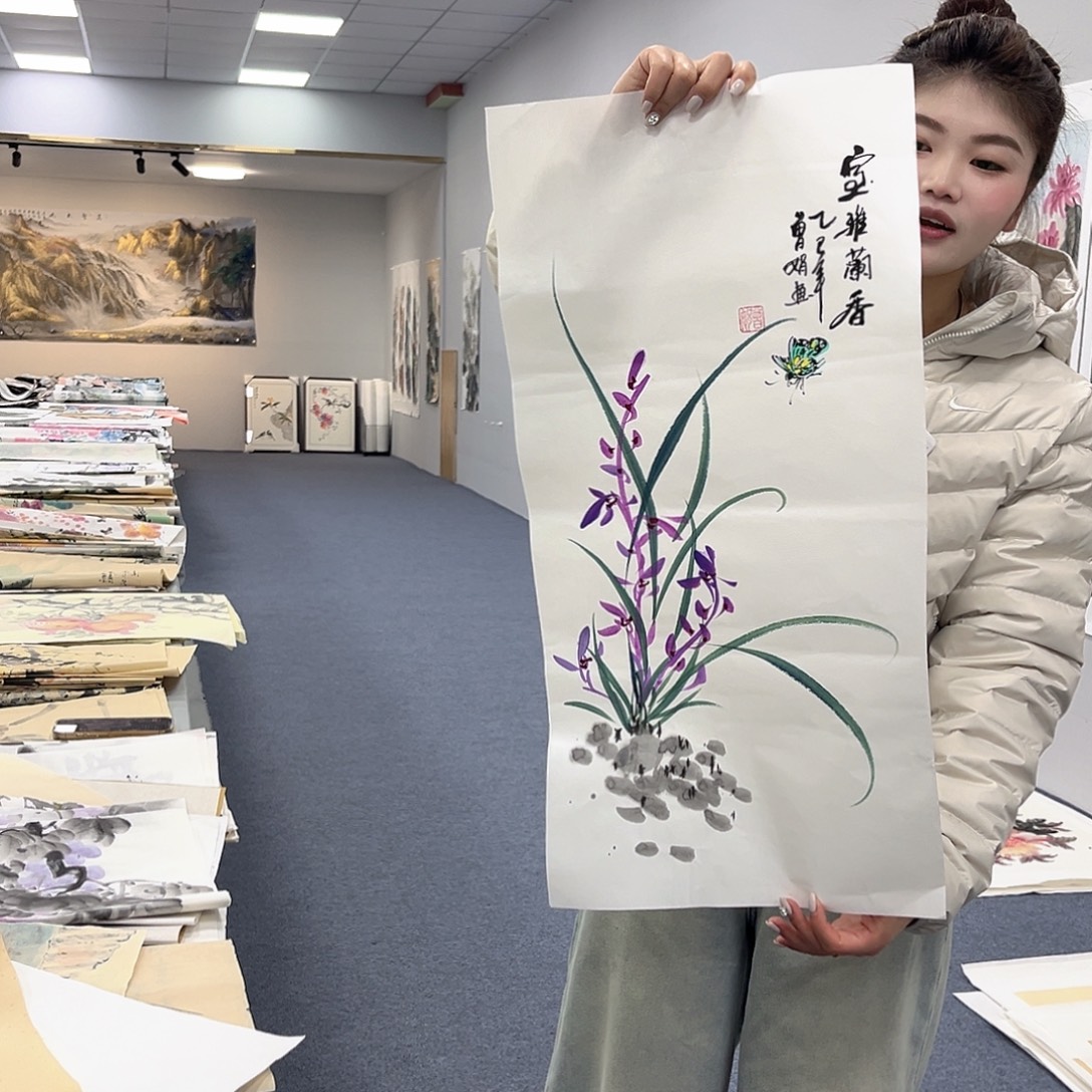 国画纯手绘字画作品