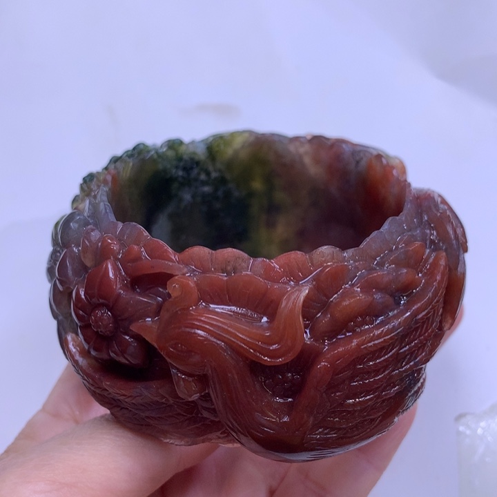 玛瑙/玉髓手镯未镶嵌大****0