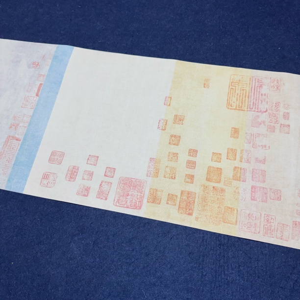 【升级纳米颜真卿湖州帖长卷】大风堂纳米半生熟毛笔书法作品纸