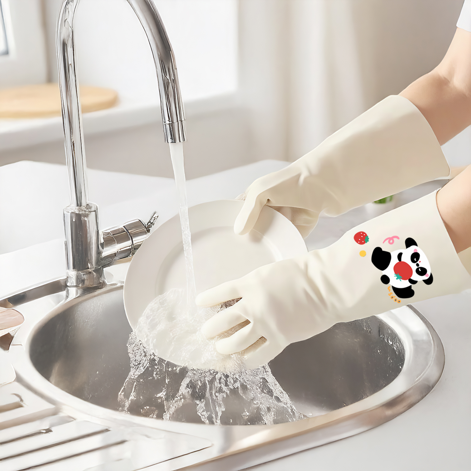 丁腈手套家务洗碗专用厨房耐用加厚防水橡胶洗衣服刷碗官方工厂店