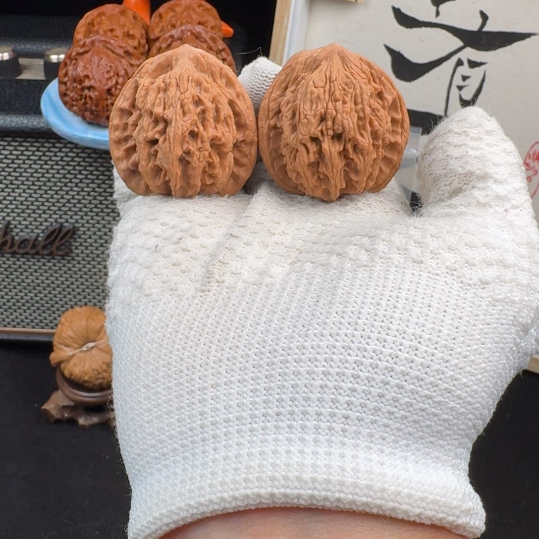 吊坠文玩核桃43虎头