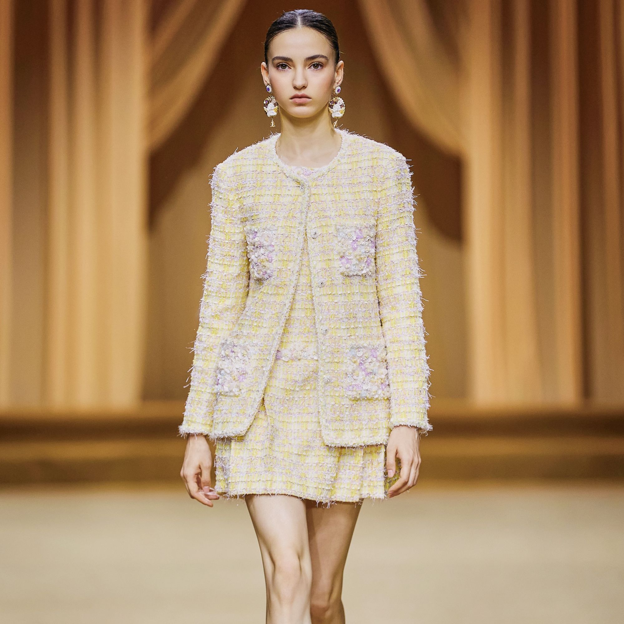 Marie Elie【休闲日记】钉珠外套连衣裙EAF42G21804 EAF42M95240