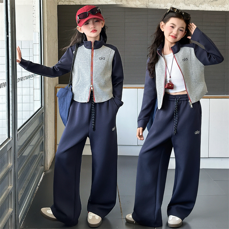 女童开学季套装秋季2025新款女大童秋装运动休闲洋气儿童早秋穿搭