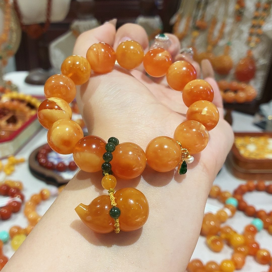 蜜蜡未镶嵌手链手串