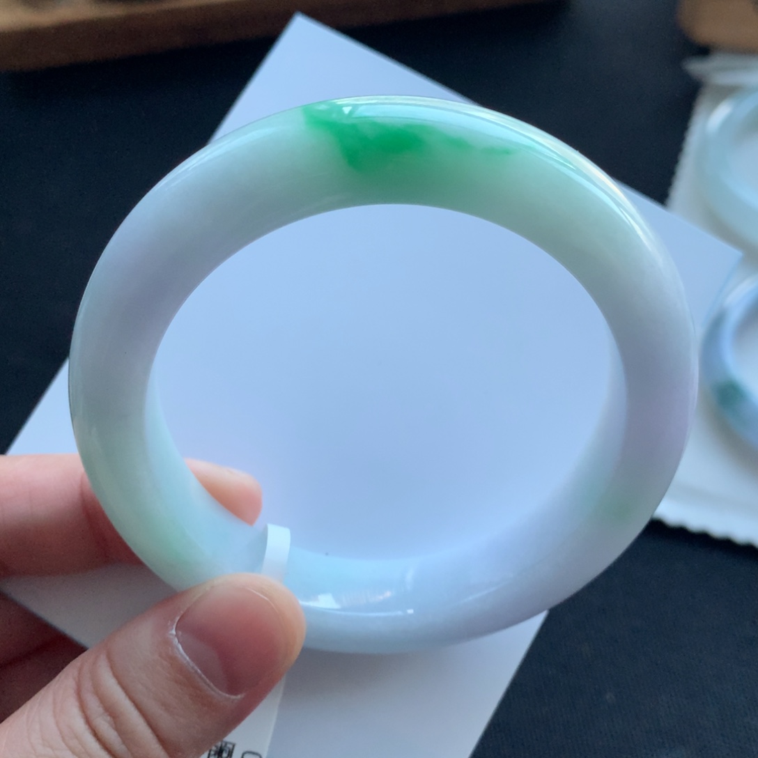 翡翠未镶嵌手镯4号56.2正