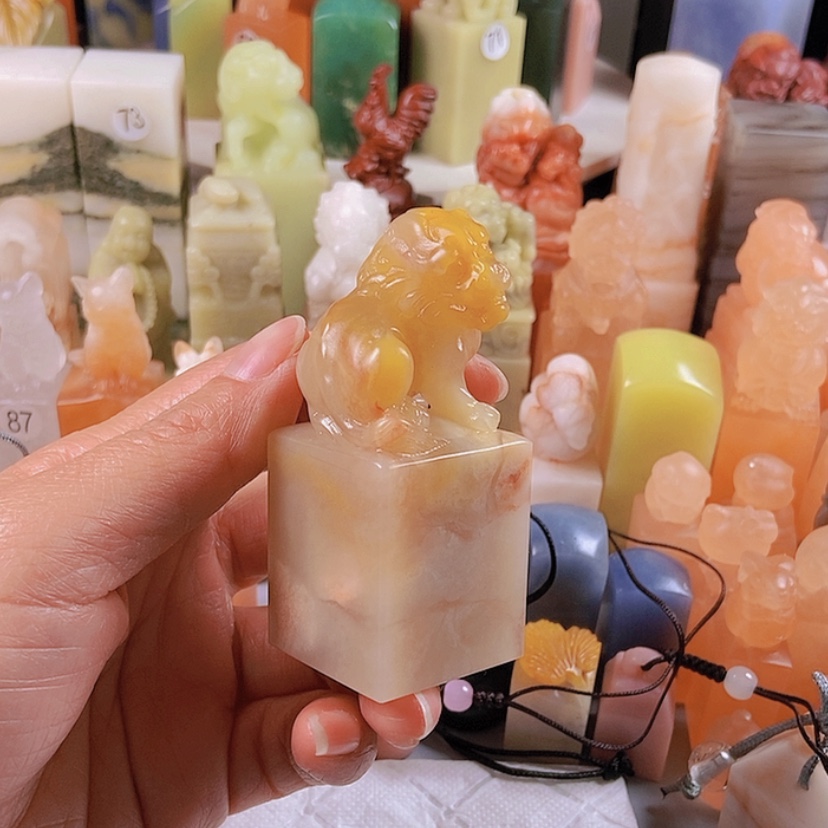 【闪购商品】老挝石青田石雕艺术品