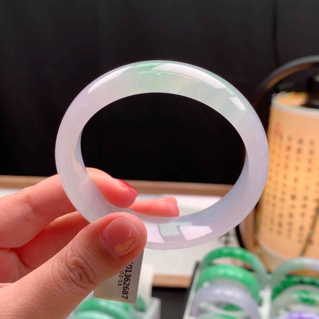 翡翠手镯未镶嵌缅甸 无瑕