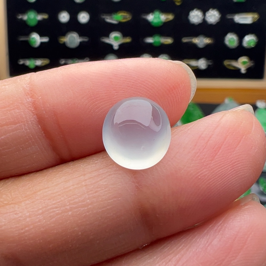 翡翠未镶嵌颈饰蛋9.6