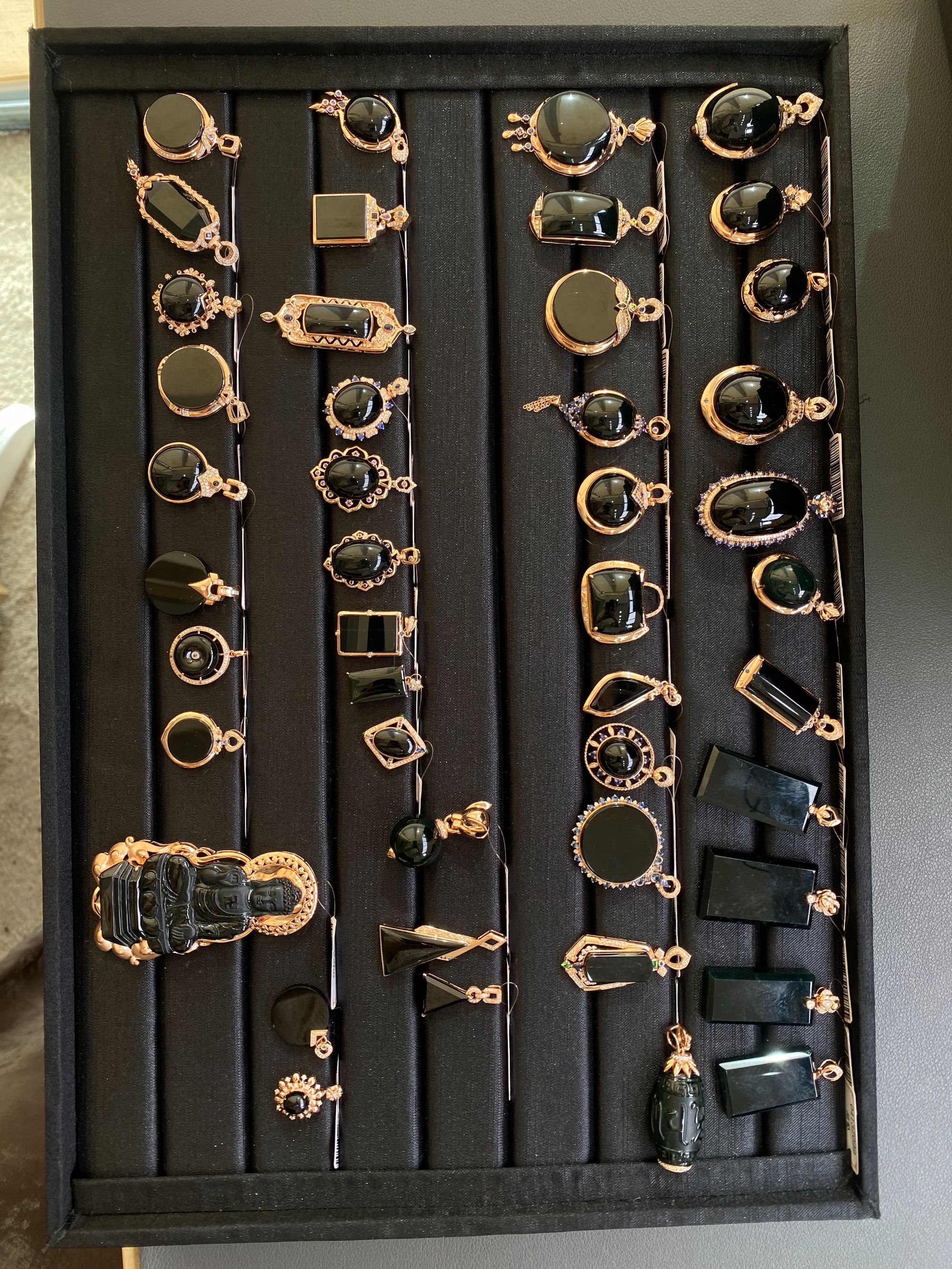 么么珠宝/有墨翠小专场/18K金镶嵌