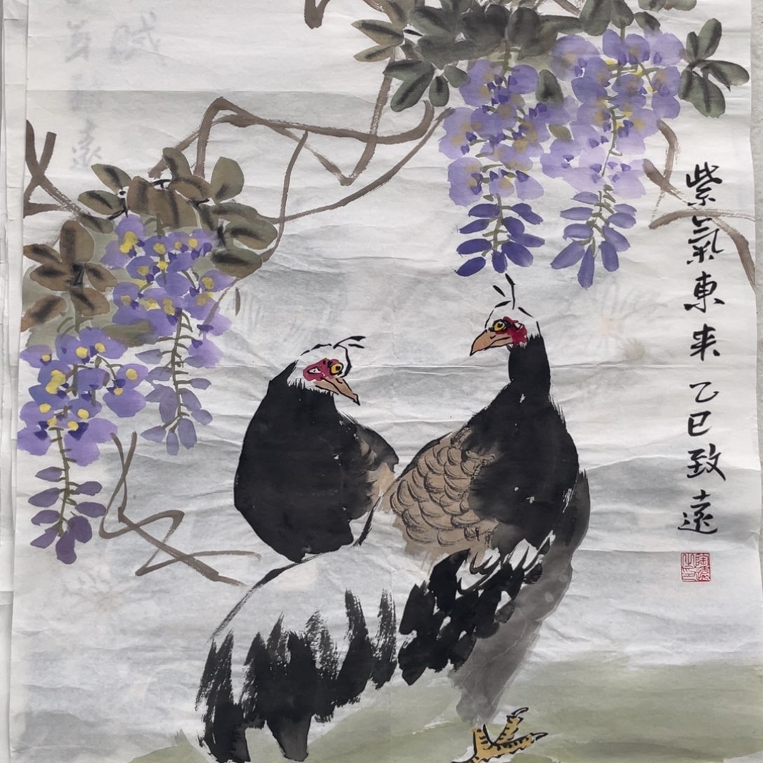 国画陶志远老师绘画