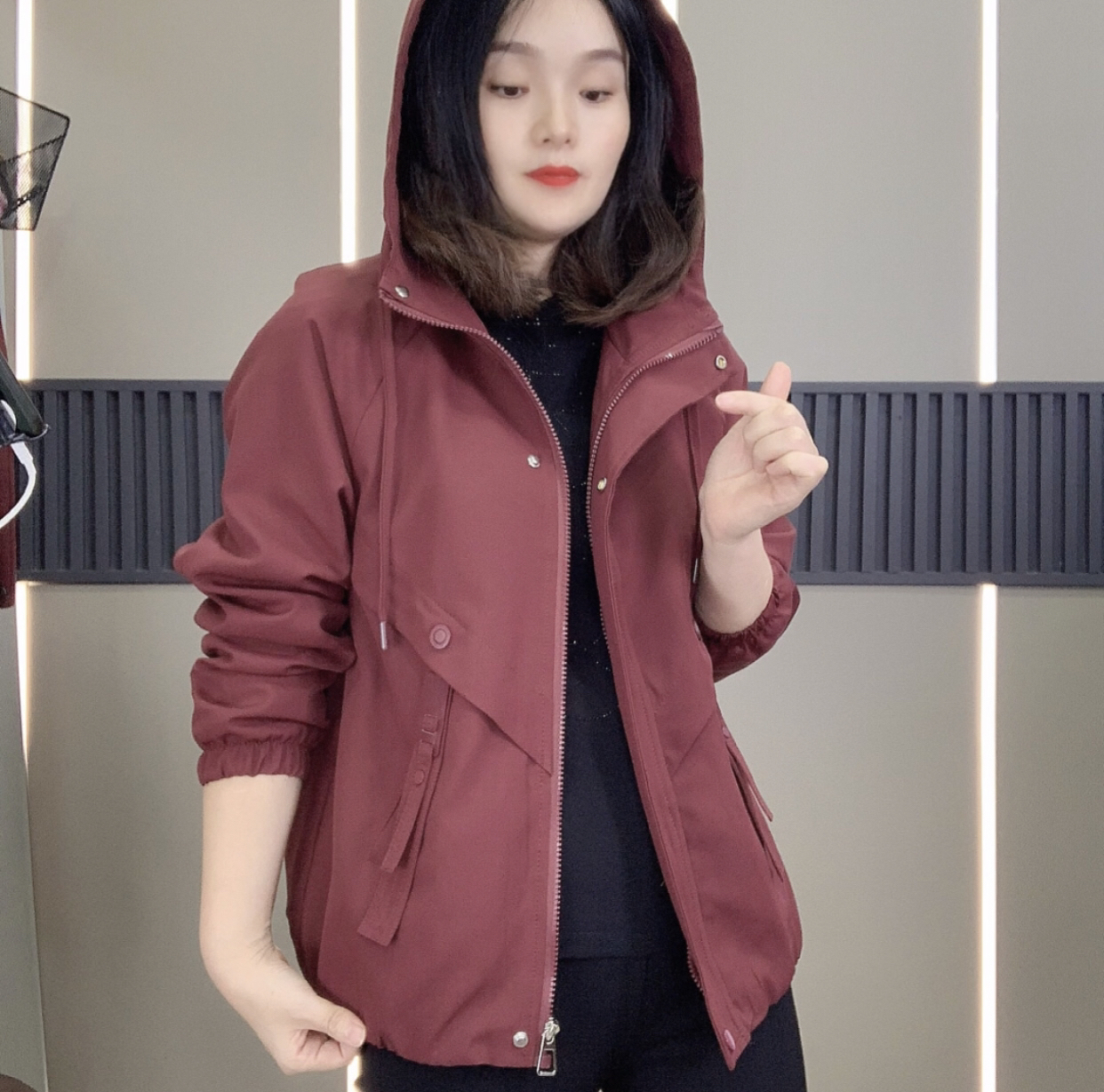洋气休闲短外套秋冬短款宽松秋季穿搭韩版女士夹克