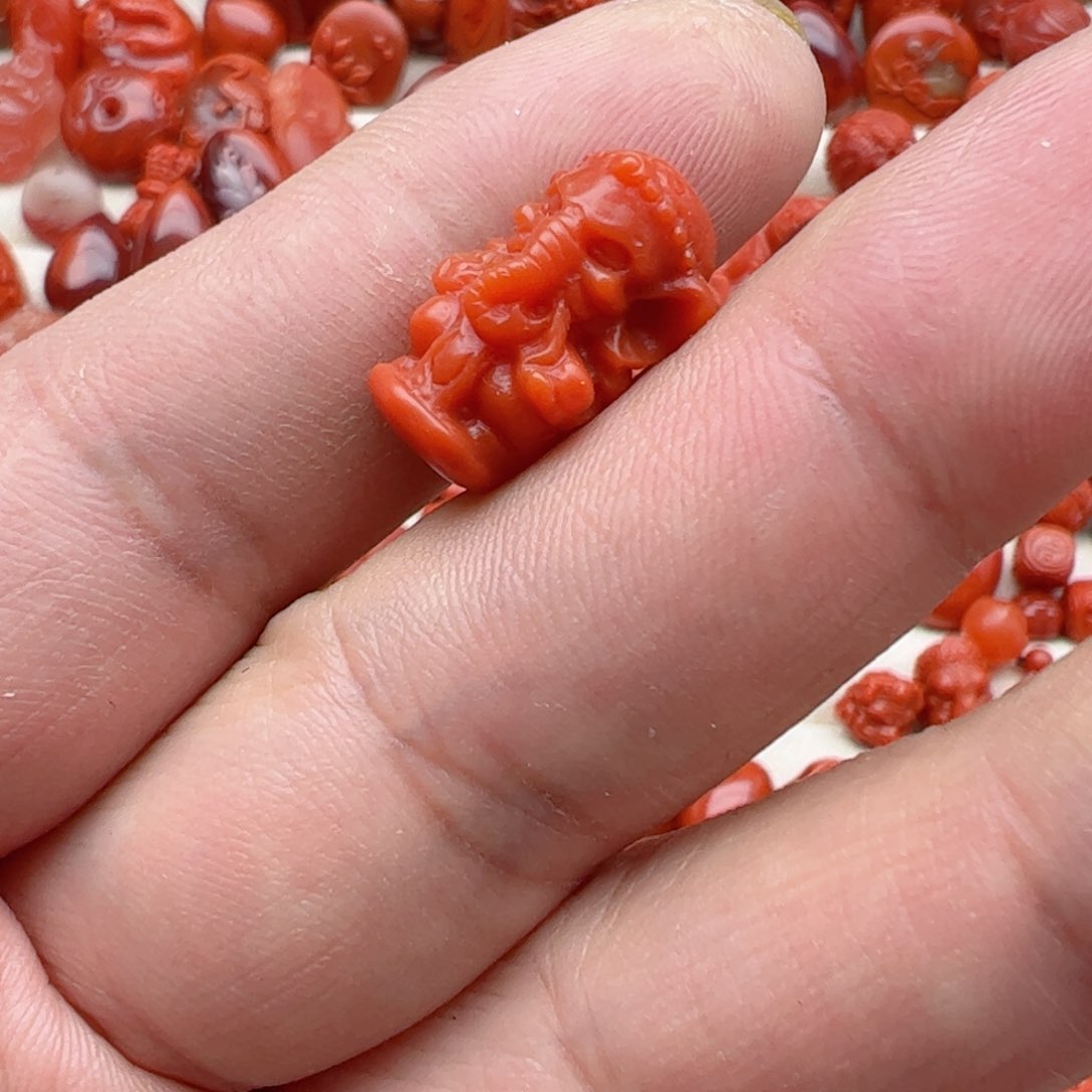 南红玛瑙配饰定制未镶嵌