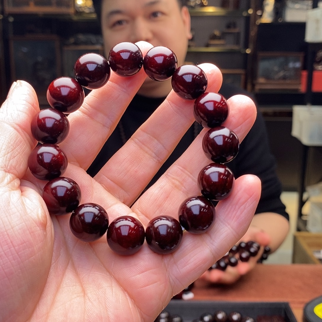 齐***了手串/手链檀香紫檀（小叶紫檀）15