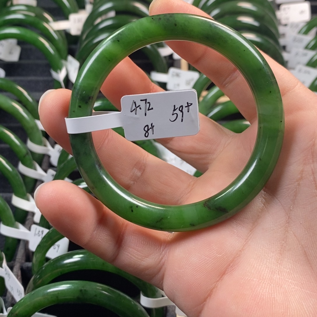 和田玉（碧玉）未镶嵌手镯59