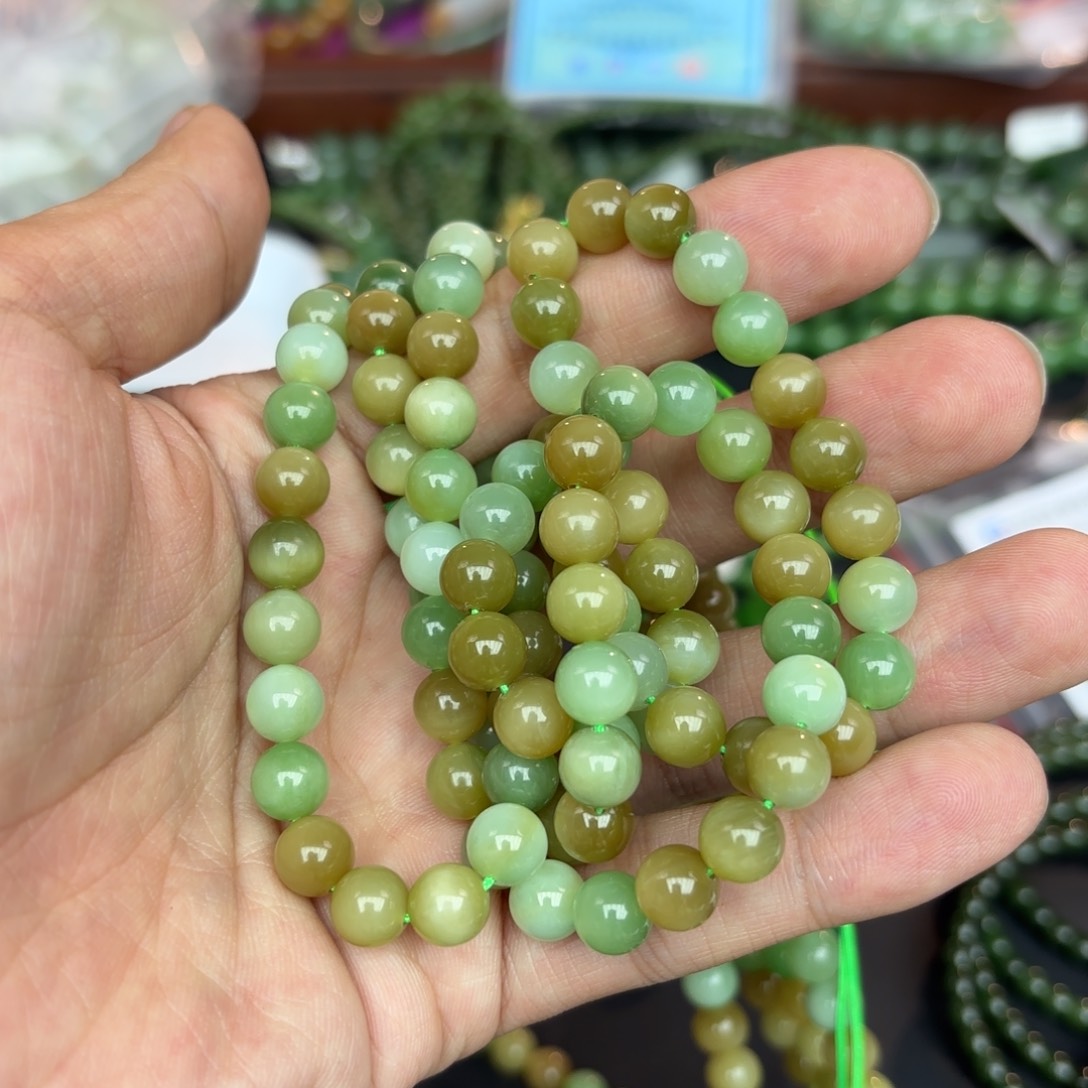 和田玉手串未镶嵌