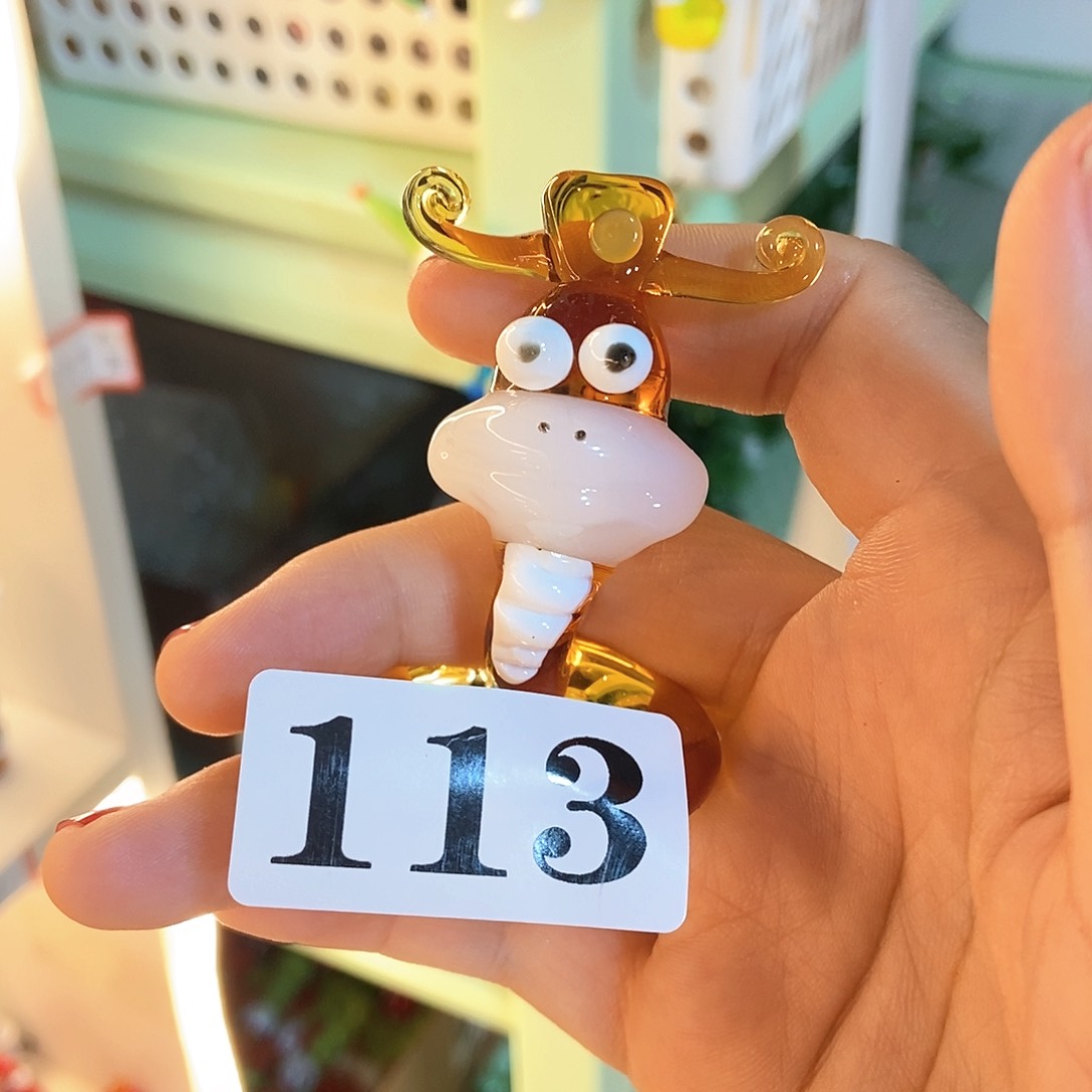 琉璃手工艺品113蛇蛇