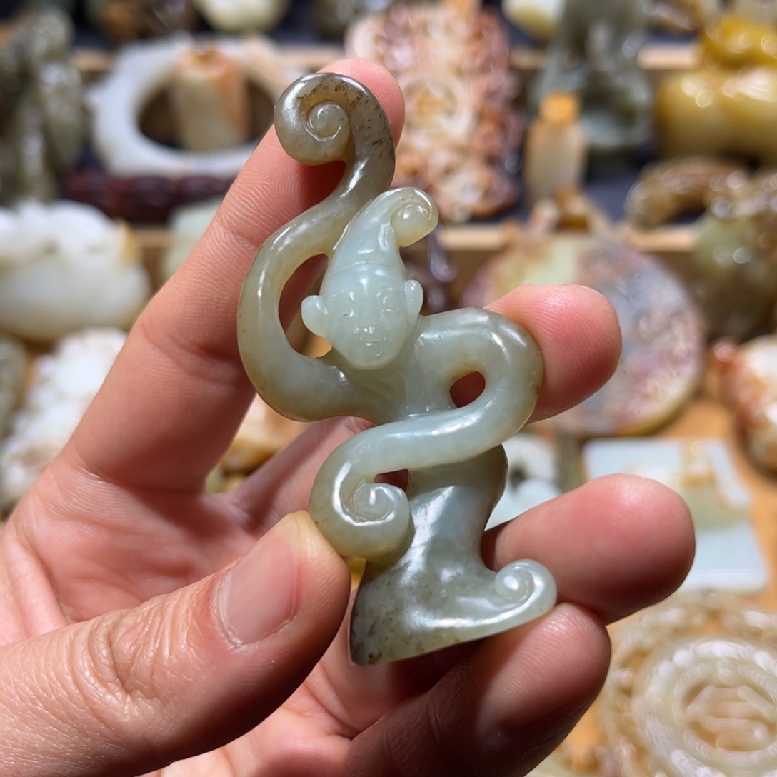 和田玉挂件未镶嵌