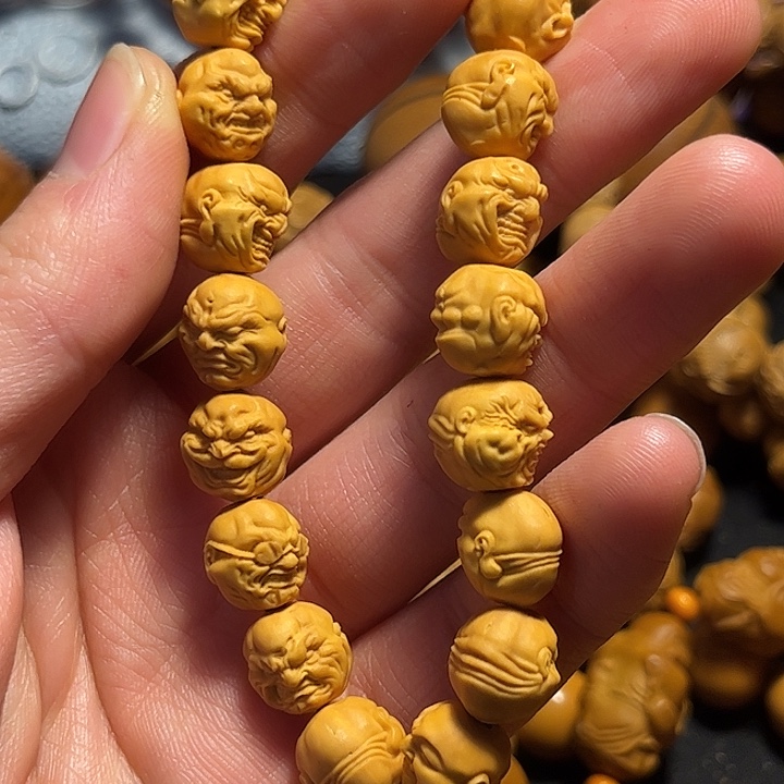 橄榄核手串/手链龙纹恶僧