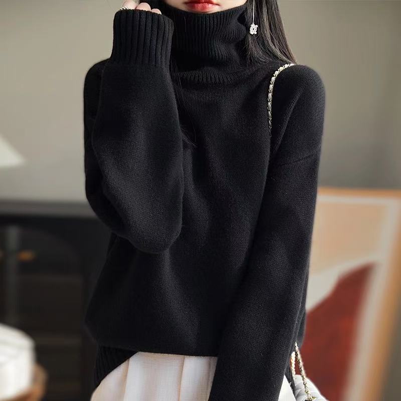 D25 102602 新款外搭长袖打底衫高领加绒加厚