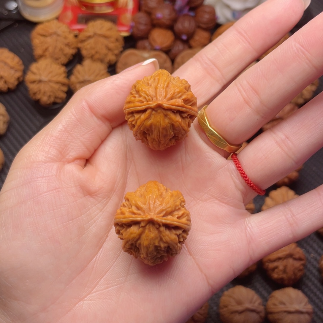 时***光把件文玩核桃八棱