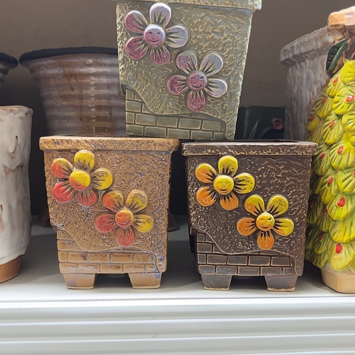 粗陶材质多肉花盆