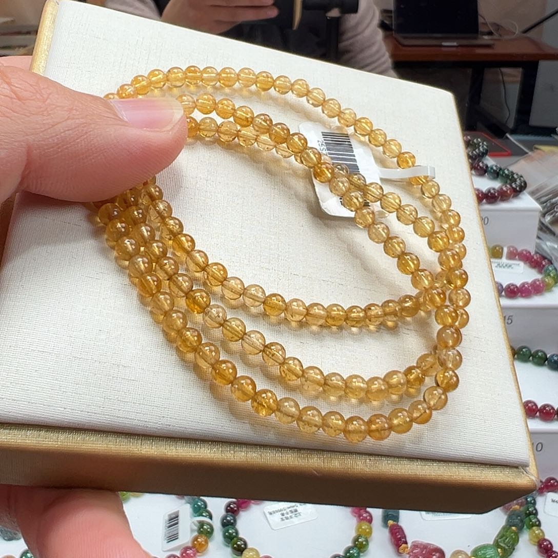 未镶嵌碧玺手串4mmmmmmmmm