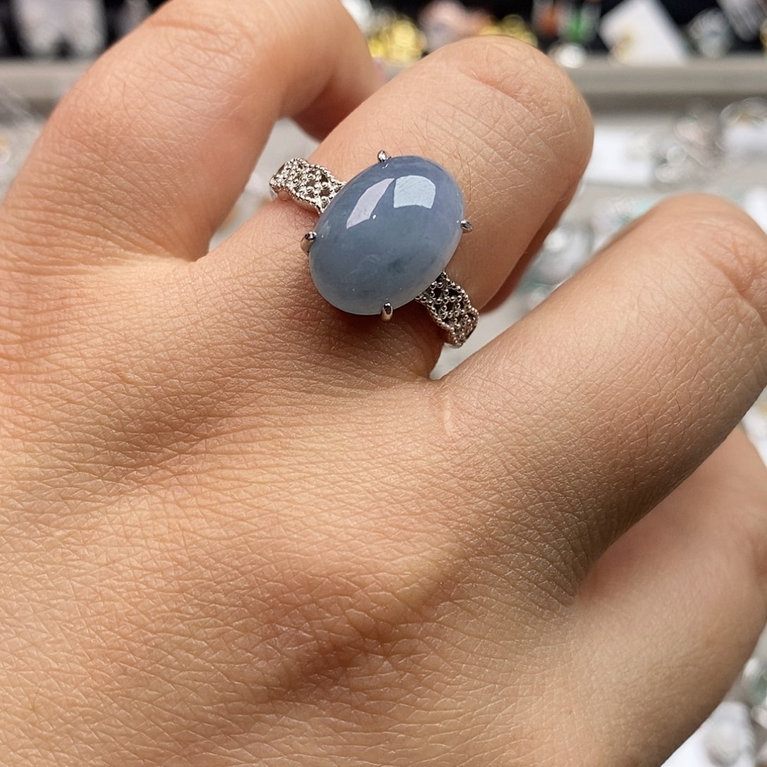 翡翠未镶嵌戒指翡翠