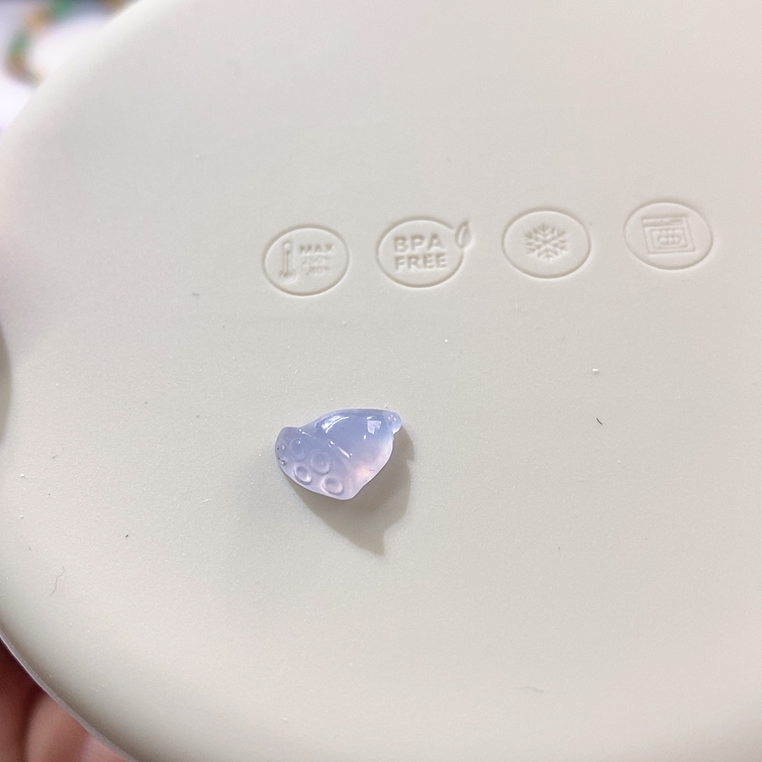 翡翠裸石冰紫莲蓬