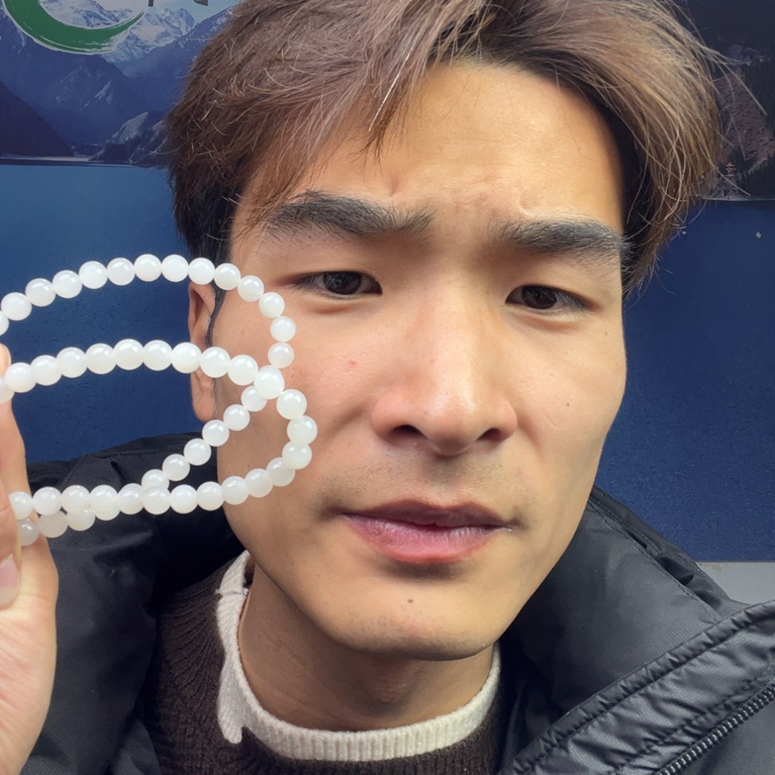 和田玉颈饰未镶嵌羊脂玉妈妈链多样性拍一发一