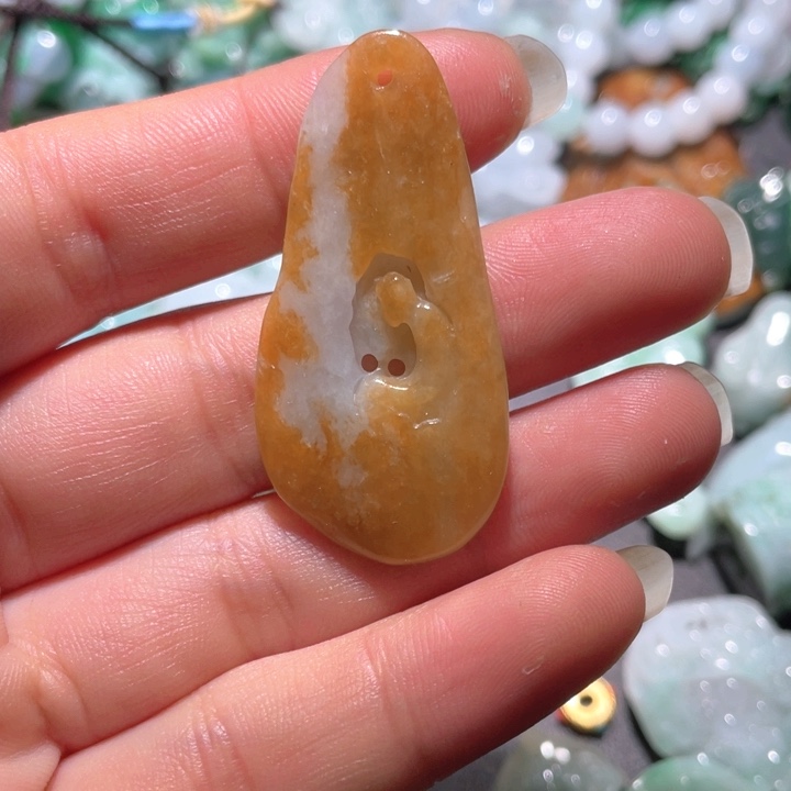 【闪购商品】翡翠颈饰未镶嵌天然翡翠
