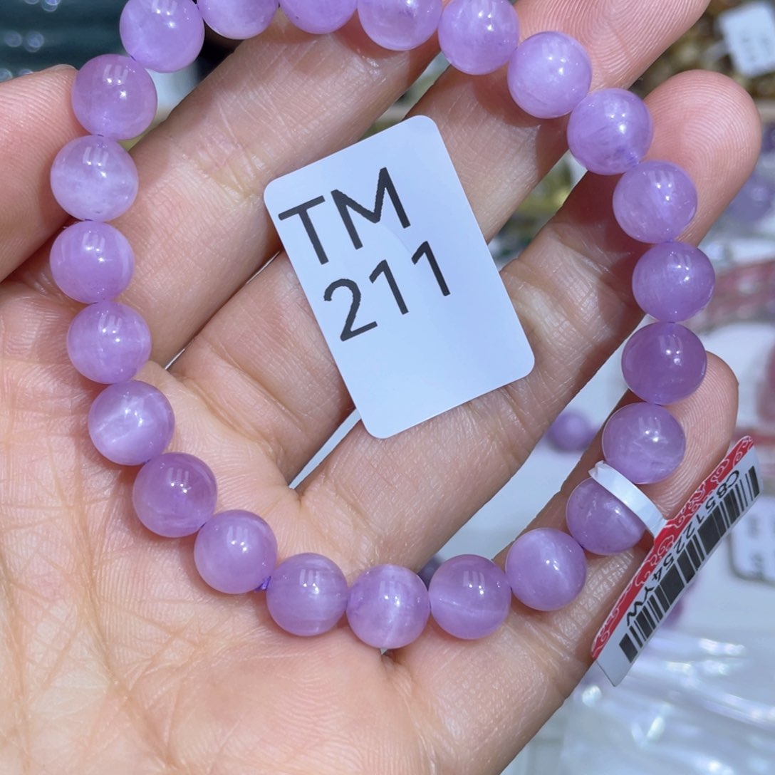 锂辉石手串未镶嵌