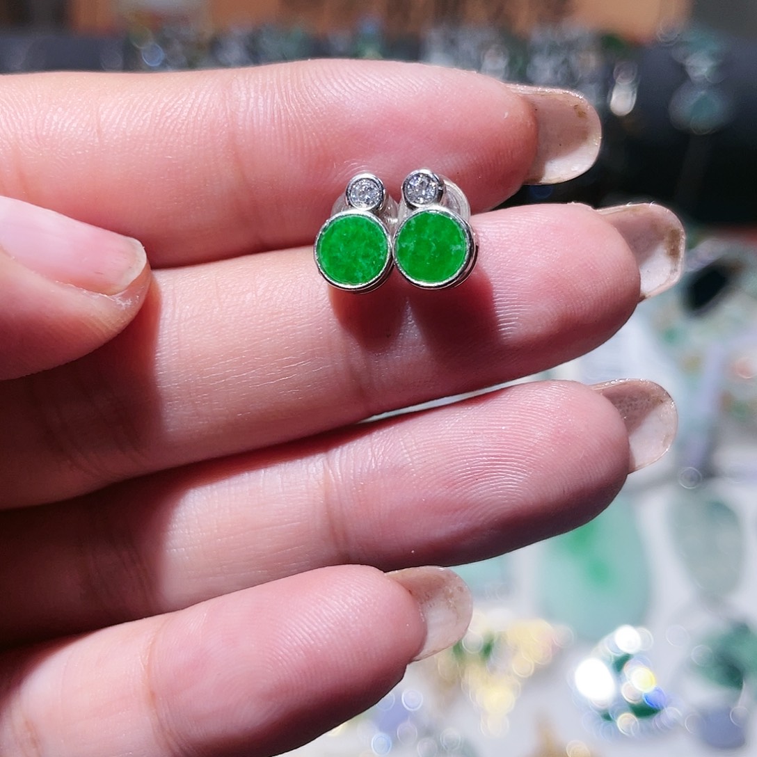 翡翠银S925镶嵌颈饰