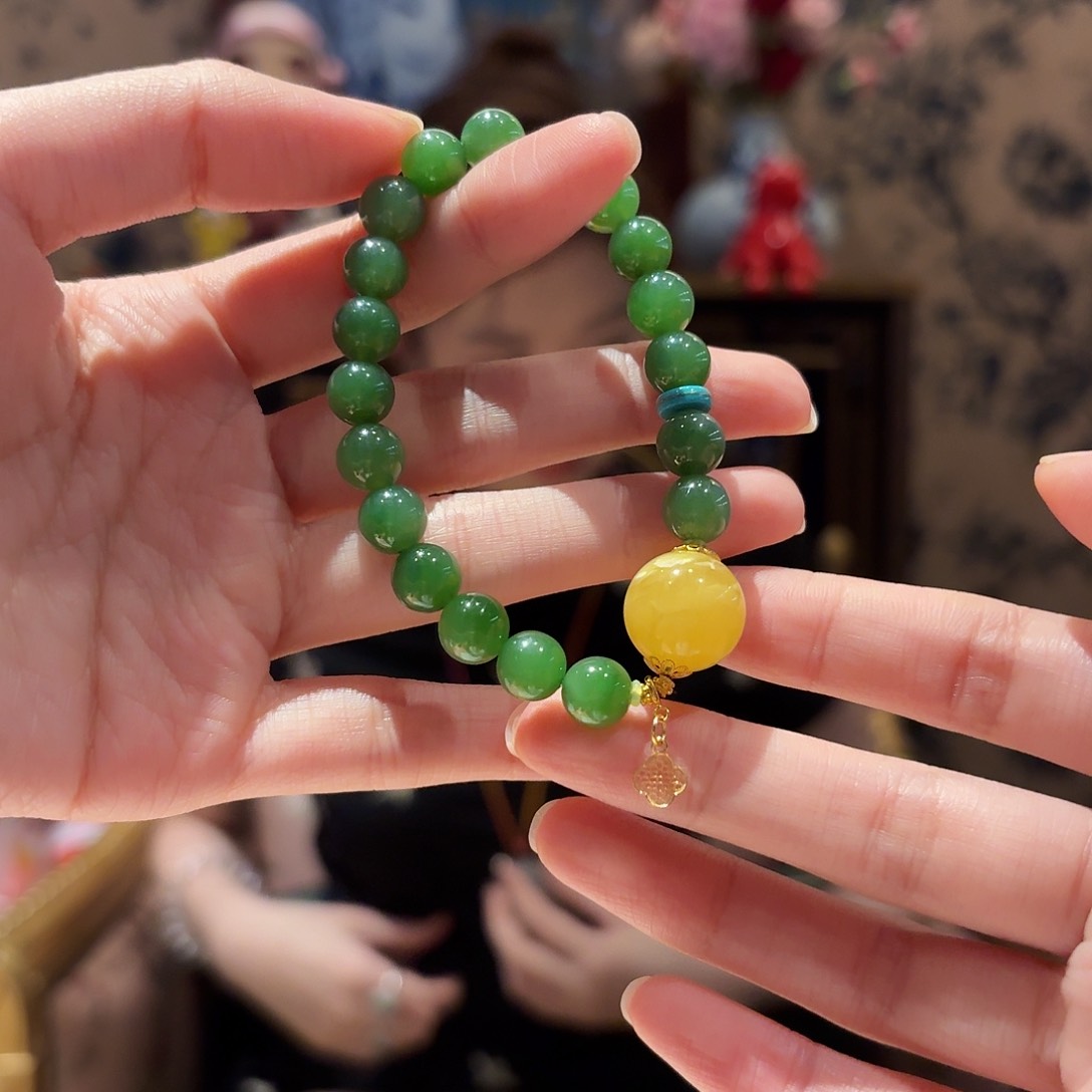 和田玉手链未镶嵌