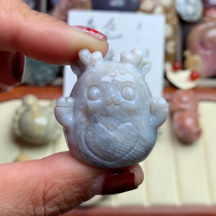 硅化珊瑚（珊瑚玉）颈饰未镶嵌