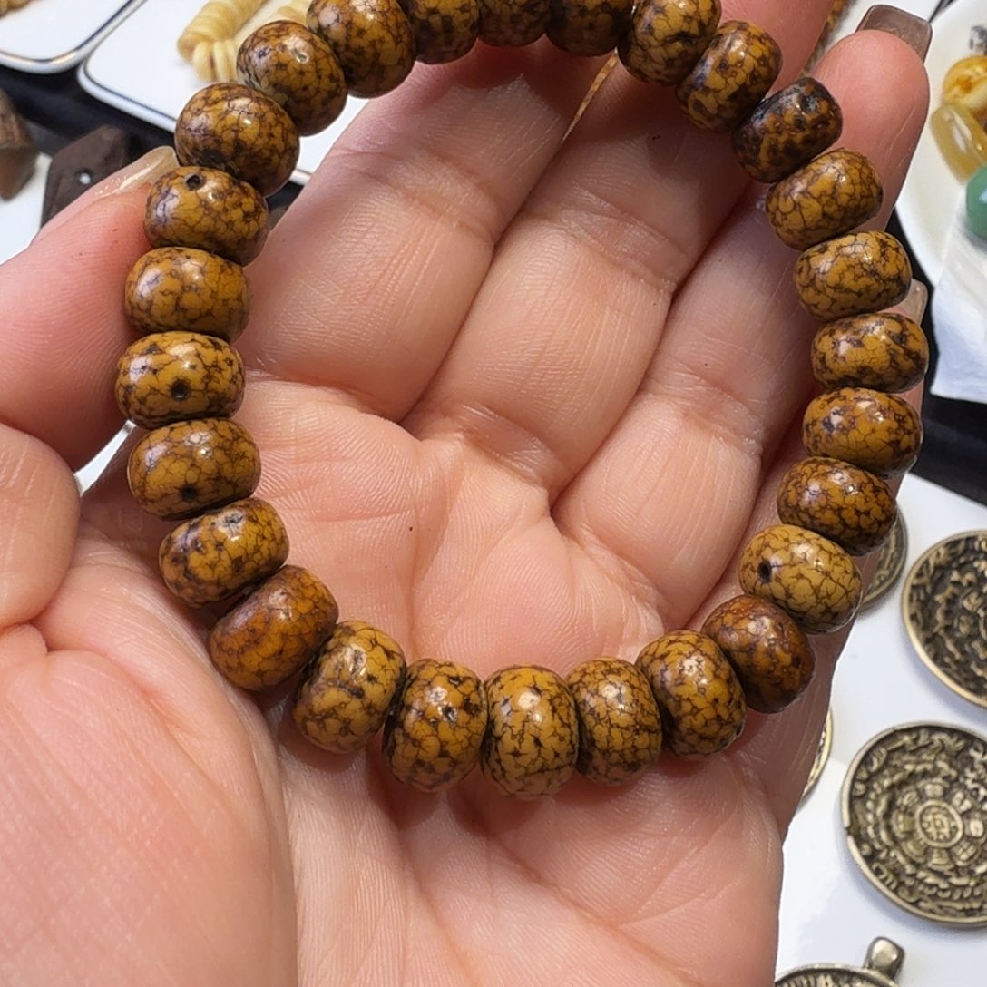 星月菩提手串原生态大开片星月手串