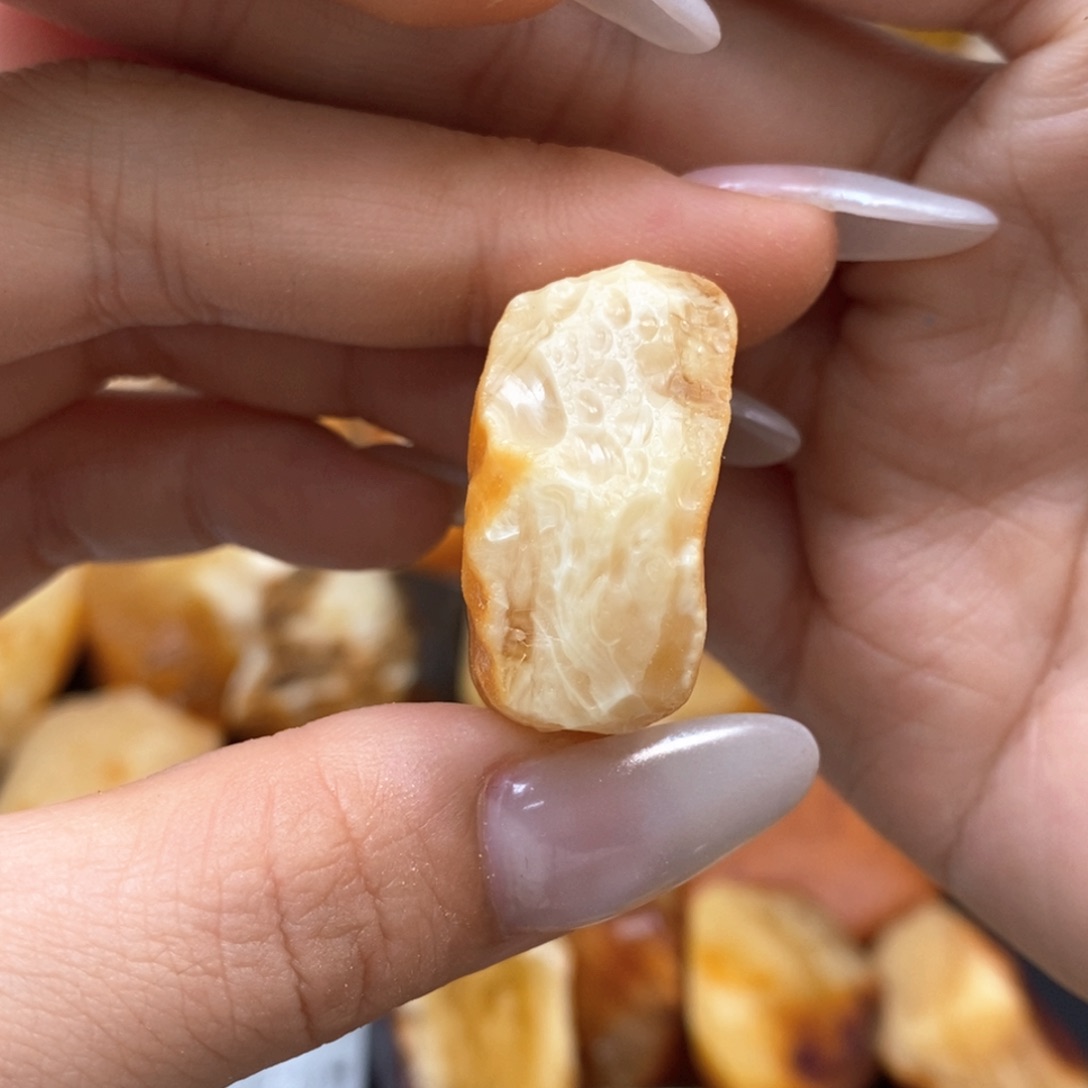 定制琥珀未镶嵌天然蜜蜡原石加工不退不换