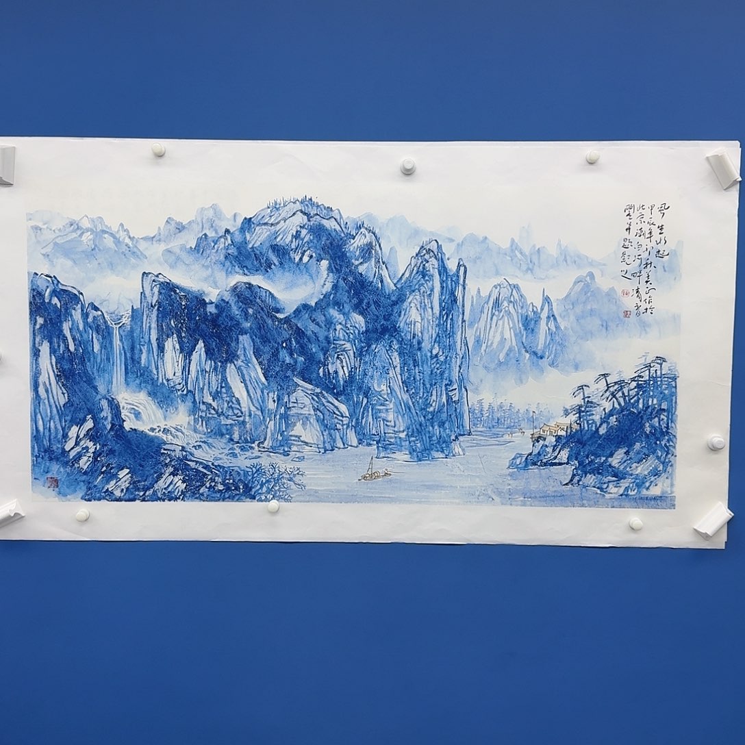 国画多次参加国内外大型