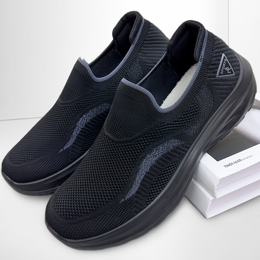 健步鞋2025新款透气老北京布鞋女舒适网面鞋软底防滑中老年爸爸鞋