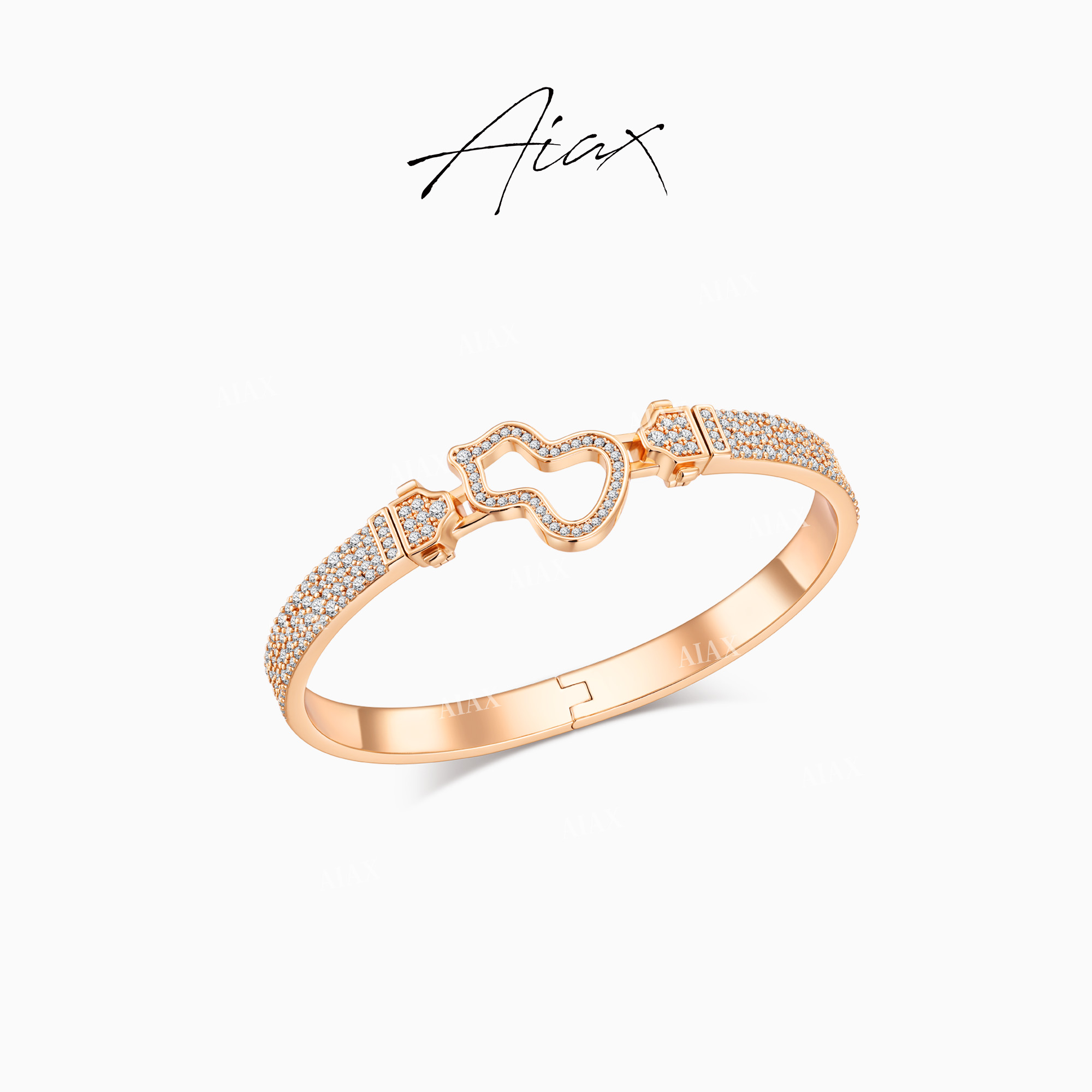 AIAX 镀K金【2025春节】轻奢葫芦满天星手镯TSS7938