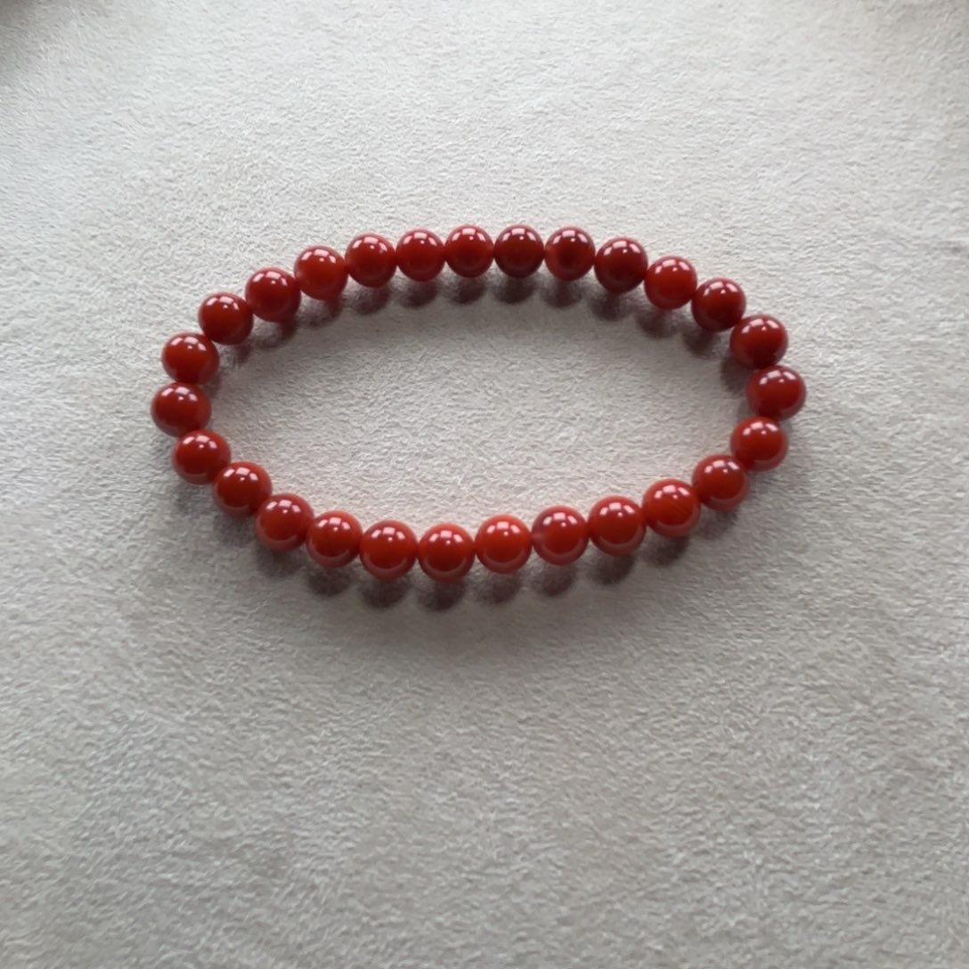 南红玛瑙7➕手串未镶嵌一**子