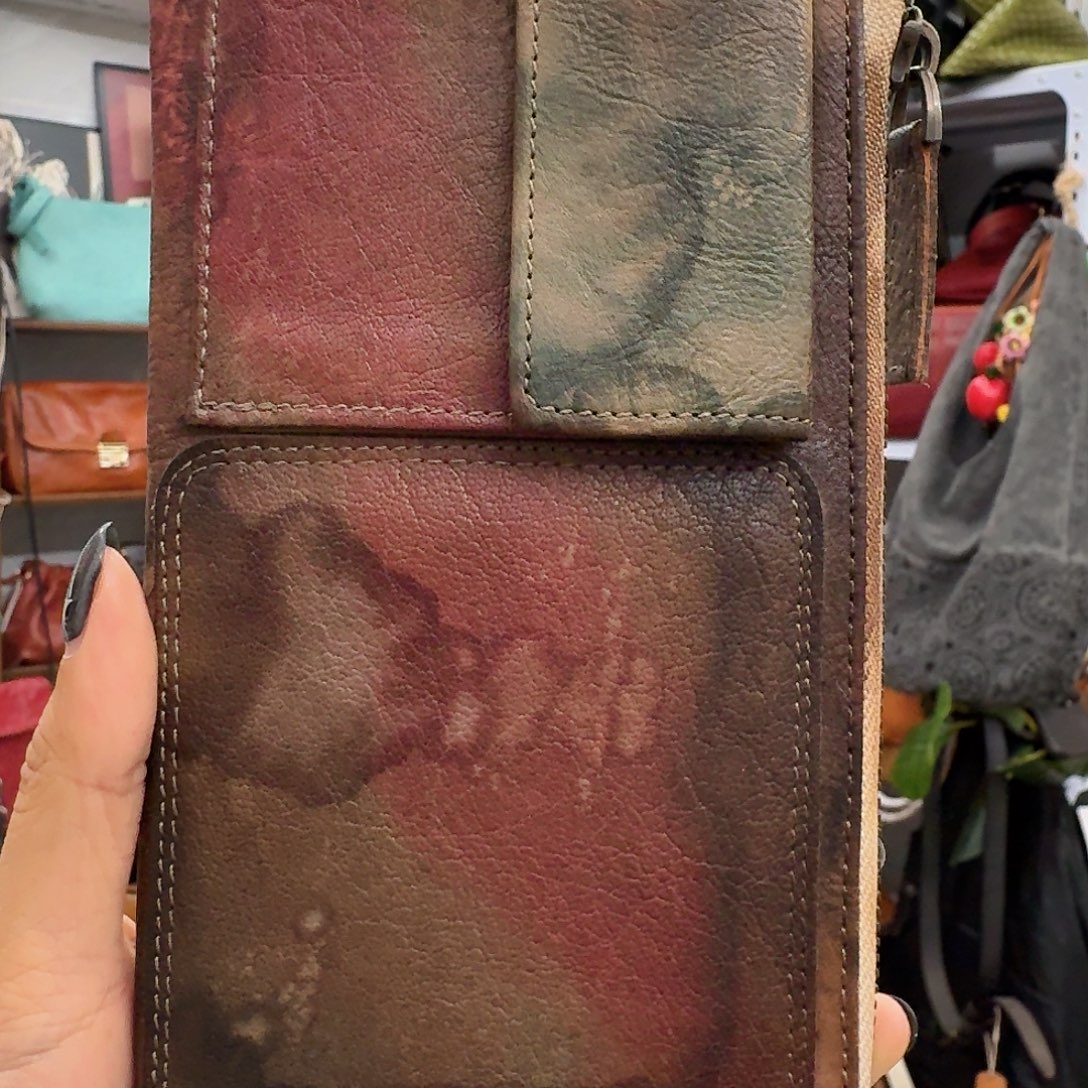C***x头层牛皮长钱包牛皮