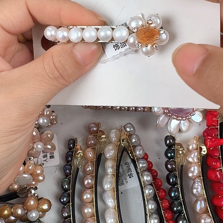 未镶嵌淡水珍珠发饰